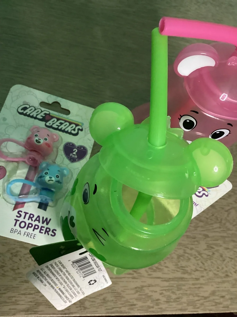 CareBears Plastic Drinkware Set NWT